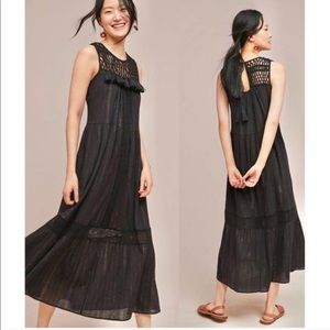 NWT Maeve Anthropologie Black Dress Size Small